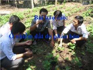 Bài giảng Ảnh hưởng của phân bón đối với đất sản xuất