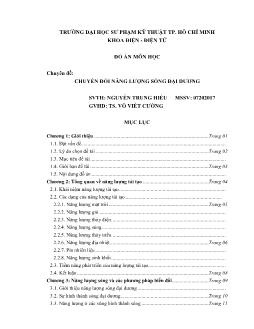 Đồ án Thiết kế mô hình chuyển đổi năng lượng sóng đại dương