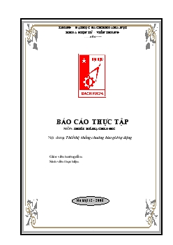 Đề tài Thiết hệ thống chuông báo giờ tự động