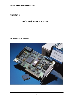 Đề tài Mô hình Dynamo Meter ứng dụng card PCL-818l