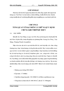 Đề tài Thiết kế cung cấp điện cho khu đô thị Việt Hưng
