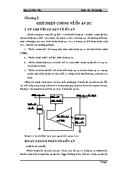 Đề tài Giới thiệu chung về ổn áp DC