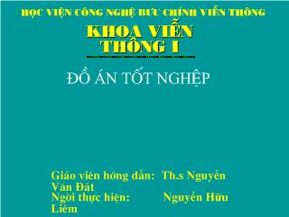 Đồ án Nghiên cứu kiến trúc CQS và ứng dụng cho quản lý nghẽn trong mạng IP