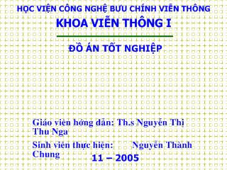 Đồ án Tổng quan về hệ thống WDM