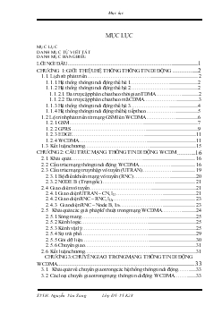 Đồ án Chuyển giao, điều khiển công suất trong mạng thông tin di động WCDMA