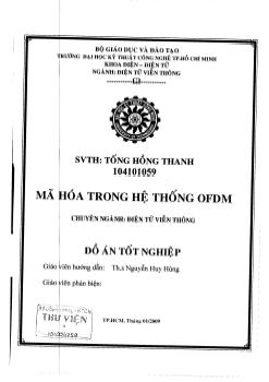 Đồ án Mã hoá trong hệ thống OFDM