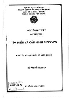 Đồ án Tìm hiểu và cấu hình MPLS VPN