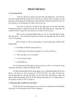 Báo cáo Tính toán cụ thể công trình thực tế có 2 tầng hầm sử dụng cọc khoan nhồi tiết diện nhỏ làm tƣờng vây và sử dụng cọc D600 làm móng cọc