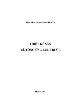 Đề tài Thiết kế sàn bê tông ứng lực trước Description