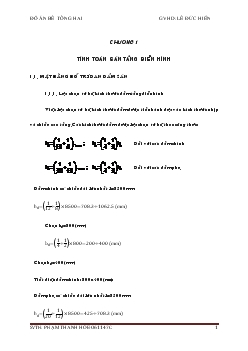 Đồ án Thiết kế dầm dọc trục 2