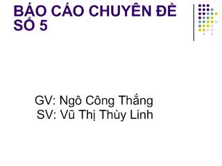 Báo cáo Công cụ tìm kiếm các trình tự DNA, RNA, axitamin trong ngân hàng dữ liệu