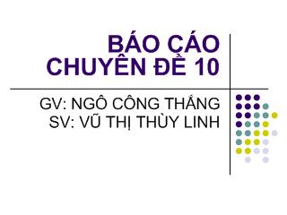 Báo cáo Ngôn ngữ lập trình Perl