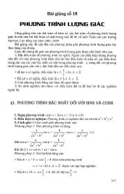 Chuyên đề Phương trình lượng giác 18