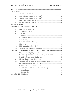 Đề tài Cây 2-3-4 – Lý thuyết và mô phỏng