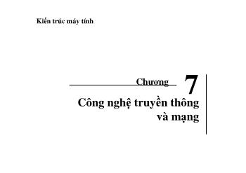 Đề tài Công nghệ truyền thông và mạng