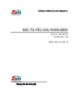 Đề tài Mô hình hoá quy trình nghiệp vụ POS