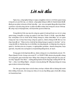 Đề tài Phân tích và thiết kế hệ thống quản lý văn bản