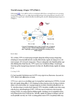 Đề tài Tìm hiểu mạng riêng ảo VPN