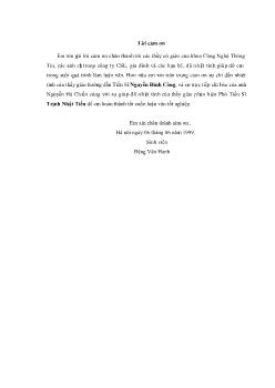 Đề tài Tìm hiểu về mã hoá thông tin, phương pháp mã hoá thông tin RSA và xây dựng một thư viện các hàm mã hoá phục vụ trao đổi thông tin trong mô hình Client/Server