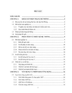 Khóa luận Phát triển hệ thống hỗ trợ khảo sát thăm dò ý kiến sinh viên cho đào tạo tín chỉ