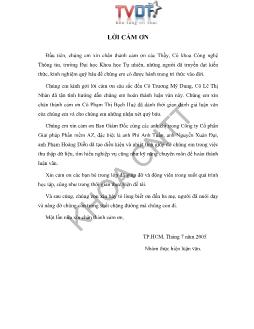 Luận văn Xây dựng phần mềm quản trị tiếp thị