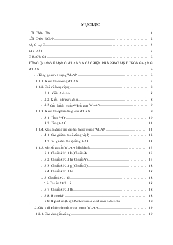 Đề tài Bảo mật trong mạng không dây