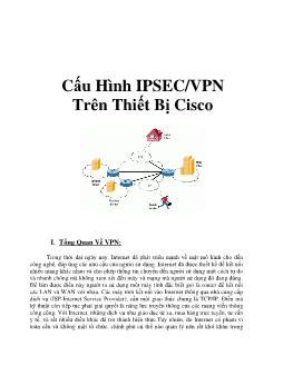 Đề tài Cấu hình IPSEC/VPN trên thiết bị Cisco