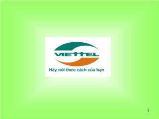 Đề tài Chiến lược Marketing Mix của công ty viễn thông quân đội Viettel