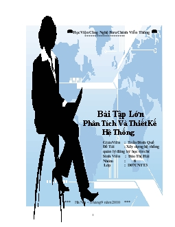 Đề tài Phân tích và thiết kế hệ thống thông tin quản lý học tập theo tín chỉ
