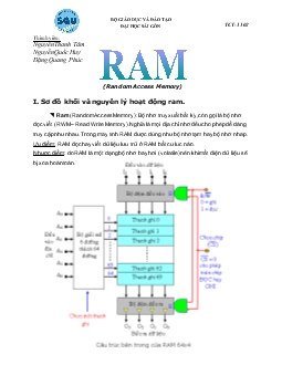 Đề tài Tìm hiểu về RAM