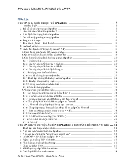 Đồ án IPTABLES trên LINUX