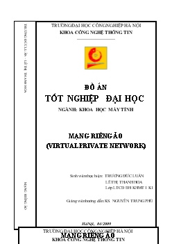 Đồ án Mạng riêng ảo (virtual private network)