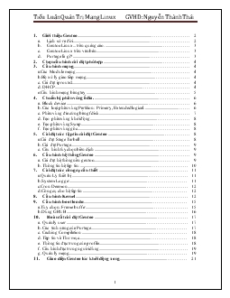 Tiểu luận Cài đặt hệ điều hành Gentoo Linux