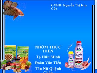 Đề tài Sàng lọc vi khuẩn lactic từ dạ dày, ruột của các loài hải sản - Tiềm năng trong sản xuất probiotics