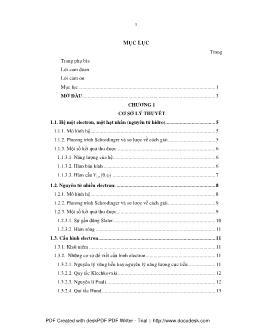 Đề tài Tính toán năng lượng electron bằng phần mềm Mathematica và áp dụng trong giảng dạy hóa học lớp 10