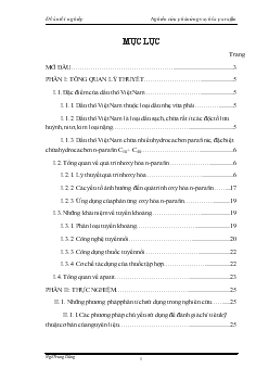 Đồ án Nghiên cứu phản ứng oxy hóa paraffin