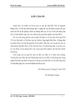 Đồ án Nghiên cứu xử lý hợp chất Clo hữu cơ bằng quá trình Hydrodeclo hóa trên xúc tác sử dụng y-Al2O3 làm chất mang
