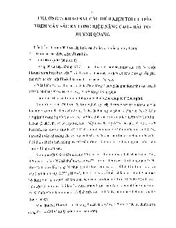 Luận văn Khảo sát hàm lượng Zearalenone trong bắp bằng sắc ký lỏng hiệu năng cao - đầu dò huỳnh quang và sắc ký lỏng - đầu dò MS