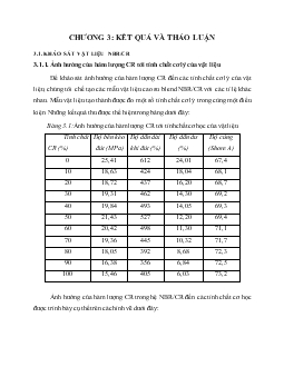 Luận văn Nghiên cứu chế tạo vật liệu cao su blend bền dầu mỡ và môi trường trên cơ sở cao su nitril butadiene (NBR), cao su cloropen (CR) và nhựa polyvinylclorua (PVC)