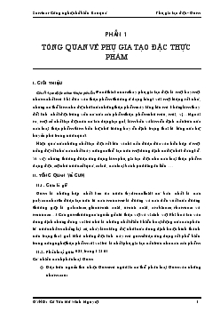 Đề tài Công nghệ chế biến rau quả: Phụ gia tạo đặc GUM