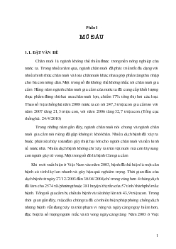 Đề tài Giám sát sự lưu hành của virus cúm type A/H5N1 trên đàn gia cầm tại các chợ của 3 tỉnh Bắc Trung Bộ thuộc dự án VAHIP bằng phương pháp PCR (Real time RT – PCR)
