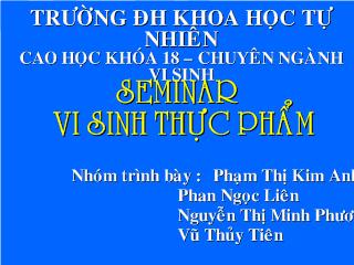 Đề tài Vi sinh thực phẩm: Rượu vang trái cây
