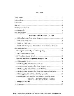 Đề tài Xác định thành phần trái mướp đắng (Momordica Charantina Linn) thuộc họ bầu bí bằng phương pháp sắc kí lớp mỏng