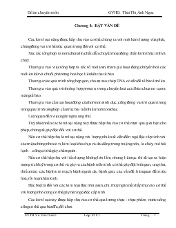 Đồ án Phân tích hàm lượng kim loại nặng trong thực phẩm và tác hại của chúng với sức khỏe