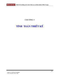 Đồ án Thiết kế hệ thống xử lý nước thải cao su thiên nhiên 1200 m3 /ngày