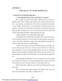 Đề tài Bảo quản dứa (khóm) bằng công nghệ sinh học