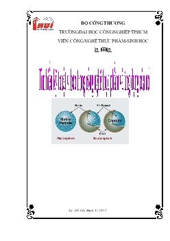 Đề tài Tìm hiểu kỹ thuật vi bao trong công nghệ thực phẩm và ứng dụng của nó