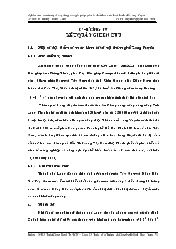 Luận văn Nghiên cứu hiện trạng và xây dựng các giải pháp quản lý rác thải sinh hoạt thành phố Long Xuyên