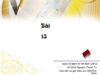 Bài giảng tin 11: Bài tập mảng một chiều