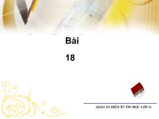 Bài giảng tin 11: Bài tập với tệp